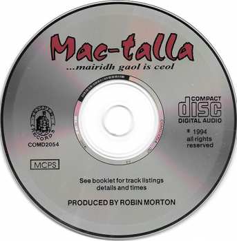 CD Mac-Talla: ...Mairidh Gaol Is Ceol - The Gaelic Song Tradition Of Scotland