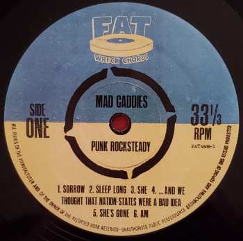 LP Mad Caddies: Punk Rocksteady 