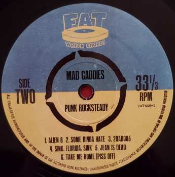 LP Mad Caddies: Punk Rocksteady 