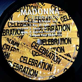 4LP Madonna: Celebration