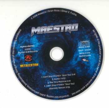 CD Maestro: Can't Stop (Thinkin' 'Bout You) LTD