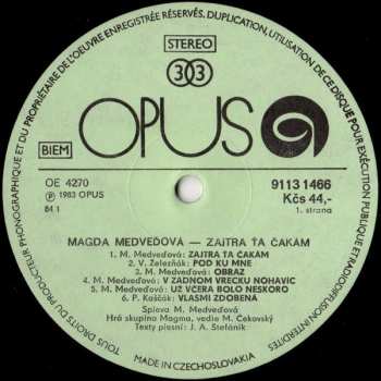 LP Magda Medveďová: Zajtra Ťa Čakám
