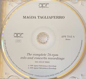 3CD/Doos Magda Tagliaferro: The Complete 78-rpm Solo And Concerto Recordings