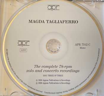 3CD/Doos Magda Tagliaferro: The Complete 78-rpm Solo And Concerto Recordings