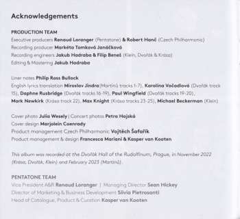 CD The Czech Philharmonic Orchestra: Czech Songs