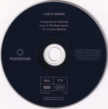 CD The Czech Philharmonic Orchestra: Czech Songs
