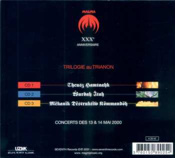 3CD/Doos Magma: Theusz Hamtaahk Trilogie