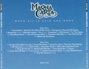 3CD/DVD/Doos Magna Carta: When All Is Said And Done