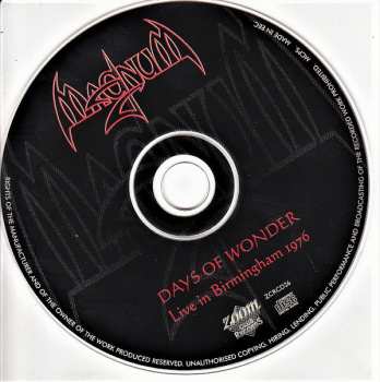 CD Magnum: Days Of Wonder