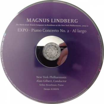 CD The New York Philharmonic Orchestra: EXPO • Piano Concerto No. 2 • Al Largo