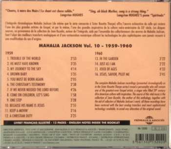 CD Mahalia Jackson: Intégrale Mahalia Jackson Vol.10 (1959-1960)