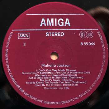 LP Mahalia Jackson: Mahalia Jackson