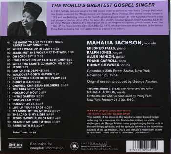 CD Mahalia Jackson: The World's Greatest Gospel Singer