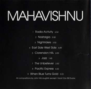 CD Mahavishnu Orchestra: Mahavishnu