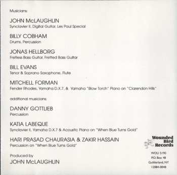 CD Mahavishnu Orchestra: Mahavishnu