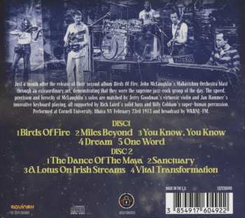 2CD Mahavishnu Orchestra: Cornell University, New York 1973