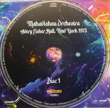 2CD Mahavishnu Orchestra: Avery Fisher Hall, New York 1973