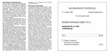 2CD Wiener Philharmoniker: Symphonie No. 2 "Auferstehung"