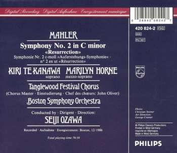 2CD/Doos Gustav Mahler: Symphony No. 2