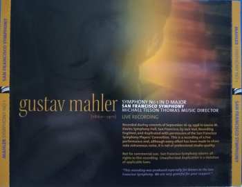 CD Gustav Mahler: Symphony No. 1 In D Major