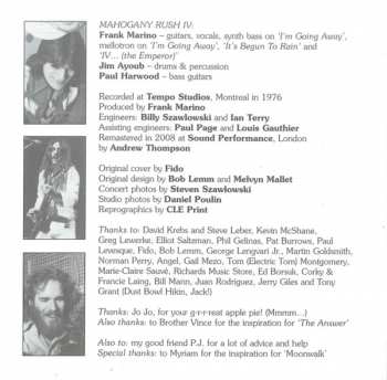 2CD Mahogany Rush: Mahogany Rush IV / World Anthem