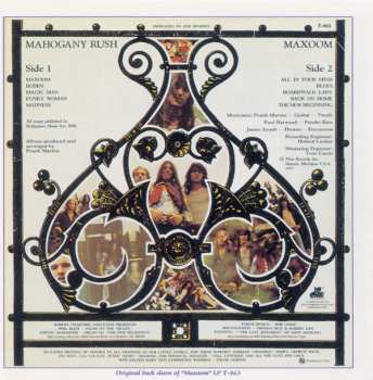 2CD Mahogany Rush: Child Of The Novelty / Maxoom / Strange Universe
