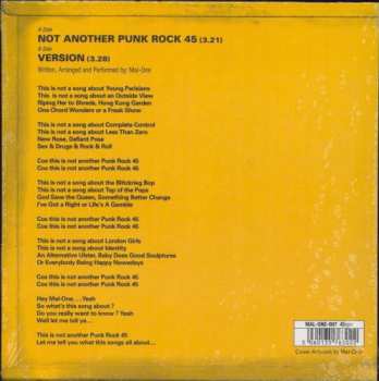 SP Mal-one: Not Another Punk Rock 45 LTD
