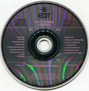 CD Malá Česká Dechovka: Hity České Lidovky