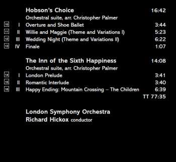 CD The London Symphony Orchestra: The Film Music Of Sir Malcolm Arnold, Vol. 1 (The Bridge On The River Kwai / The Inn Of The Sixth Happiness / Whistle Down The Wind / Hobson's Choice / The Sound Barrier)