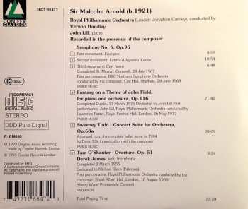 CD Malcolm Arnold: Symphony No. 6 / Fantasy / Sweeney Todd Suite / Tam O’Shanter Overture