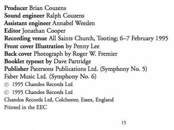 CD The London Symphony Orchestra: Symphonies 5 & 6