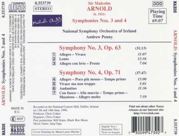 CD Malcolm Arnold: Symphonies Nos. 3 And 4