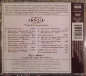 CD Malcolm Arnold: Wind Chamber Music (Wind Quintet • Three Shanties • Suite Bourgeoise)