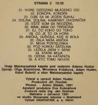 LP Malokarpatská Kapela: Na Slovenské Svatbě II. = At Slovak Wedding 2