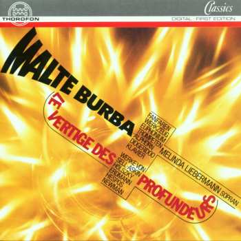 Album Malte Burba: Le Vertige Des Profundeurs