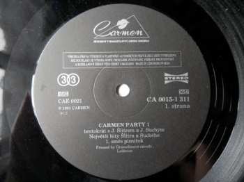 LP Malý Orchestr Carmen Party: Carmen Party 1 - Tentokrát S Jiřím Šlitrem A Jiřím Suchým