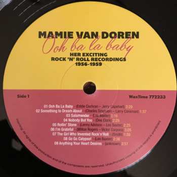 LP Mamie Van Doren: Ohh Ba La Baby Her Exciting Rock ‘N’ Roll Recordings 1956-1959 DLX | LTD