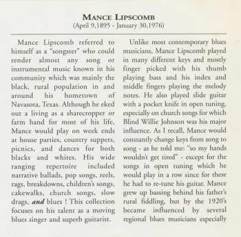 CD Mance Lipscomb: Texas Country Blues: Texas Songster Vol. 5