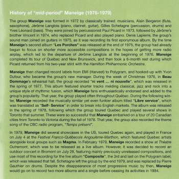 CD Maneige: Ni Vent... Ni Nouvelle