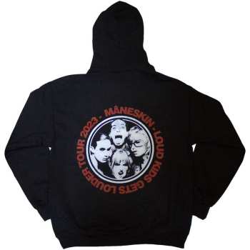 Merch Måneskin: Maneskin Unisex Pullover Hoodie: Fuck Maneskin (back Print & Ex-tour) (small) S