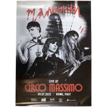 Merch Måneskin: Poster Live At Circo Massimo 2022