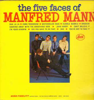 LP Manfred Mann: The Five Faces Of Manfred Mann