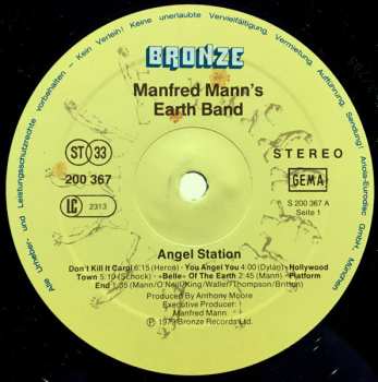 LP Manfred Mann's Earth Band: Angel Station