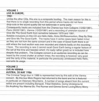 5CD/Doos Manfred Mann's Earth Band: Bootleg Archives Volumes 1-5