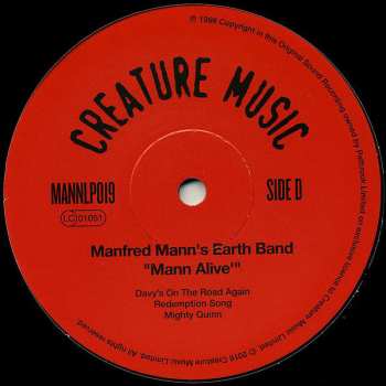 2LP Manfred Mann's Earth Band: Mann Alive