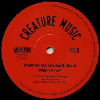 2LP Manfred Mann's Earth Band: Mann Alive