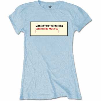 Merch Manic Street Preachers: Dames T-shirt Everything Must Go 