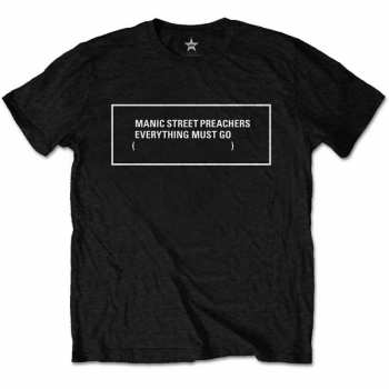 Merch Manic Street Preachers: Tričko Everything Must Go Monochrome  S