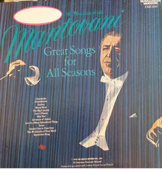 90 Minutes With Mantovani:  Great Songs For All Seasons