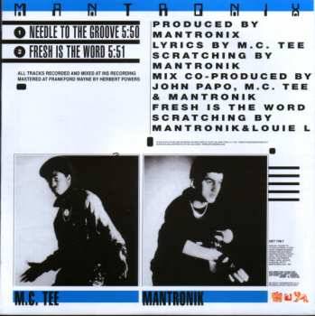 SP Mantronix: Needle To The Groove / Fresh Is The Word